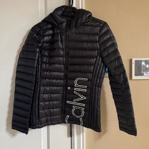 Calvin Klein black puffer jacket